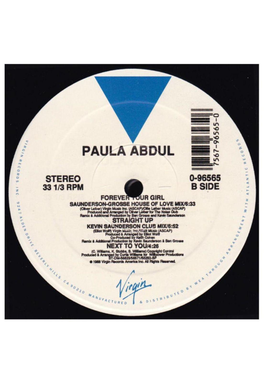 PAULA ABDUL - FOREVER YOUR GIRL | 12" MAXI SINGLE VINILO-4