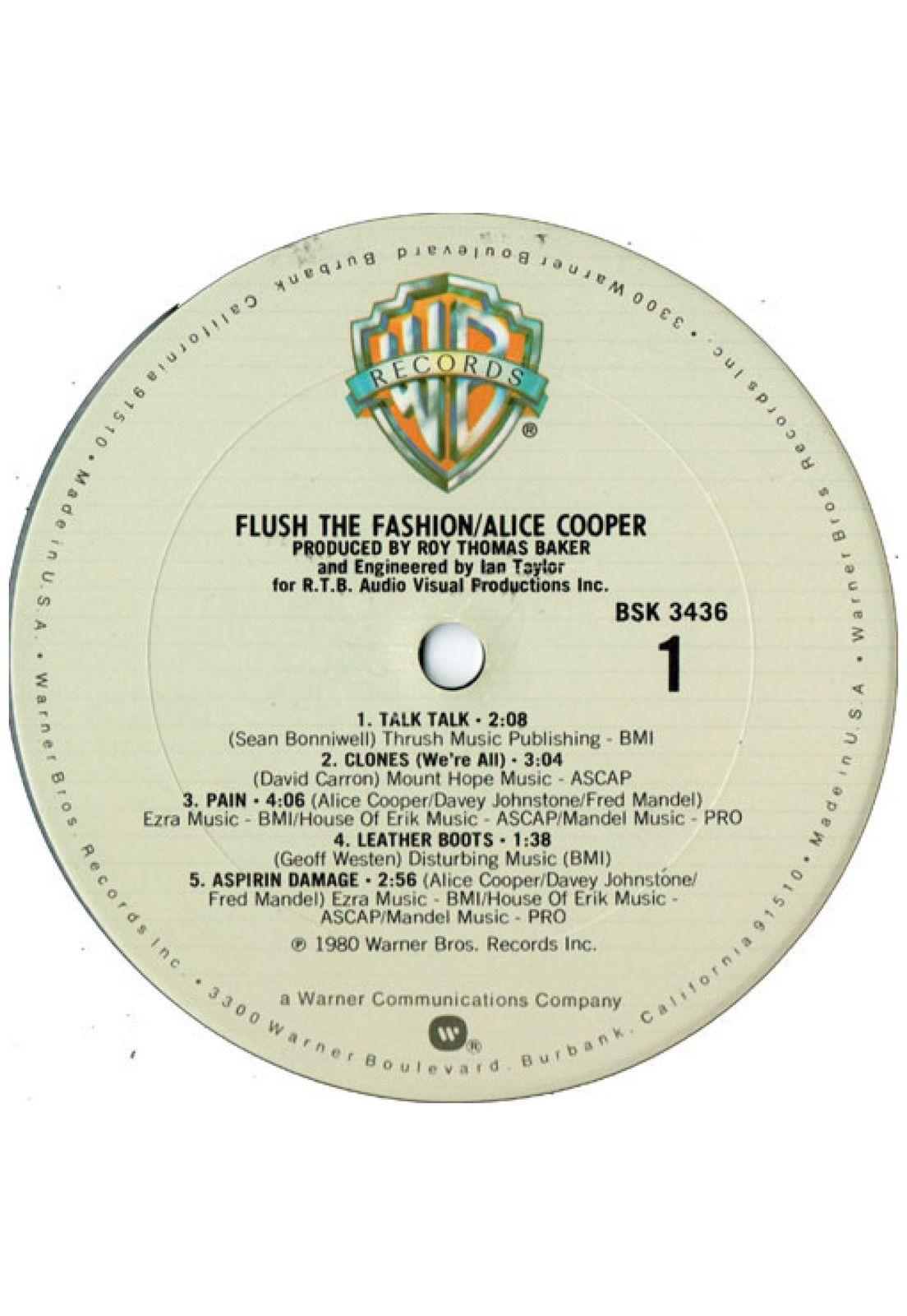 ALICE COOPER - FLUSH THE FASHION | VINILO USADO-4
