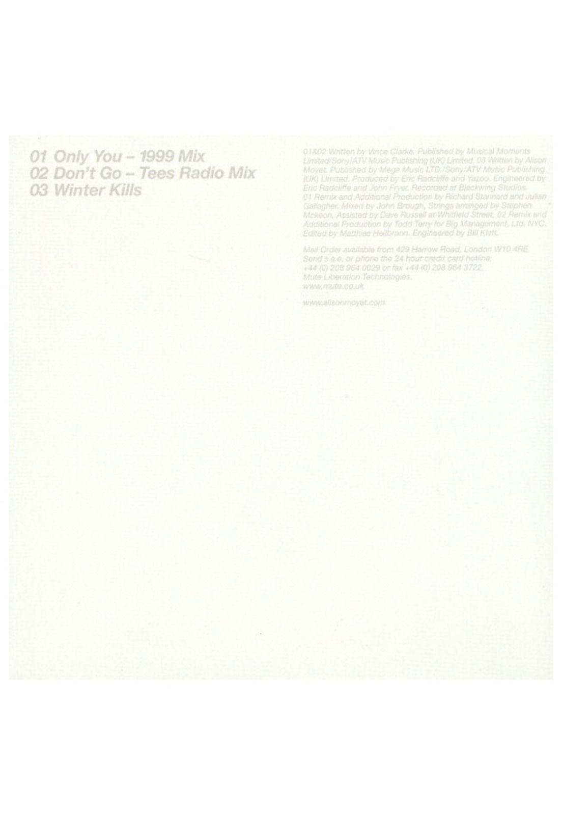 YAZOO - ONLY YOU | CD SINGLE USADO-3