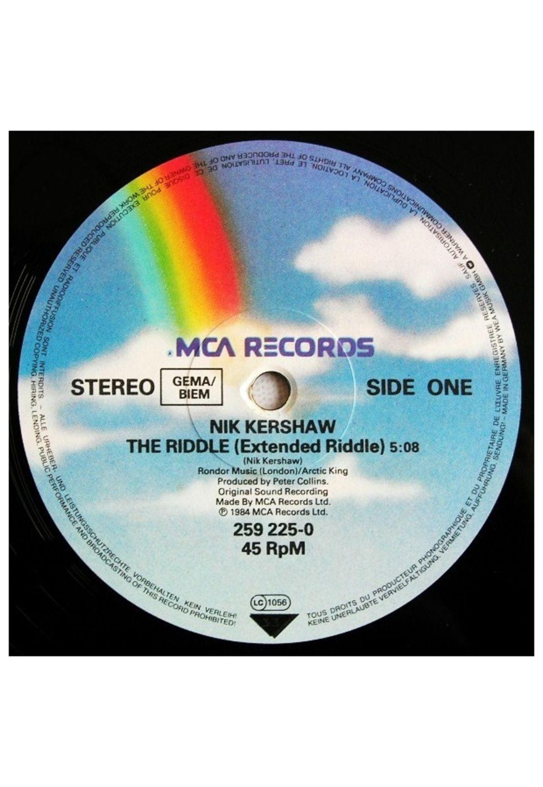 NIK KERSHAW - THE RIDDLE | 12" MAXI SINGLE VINILO USADO-2