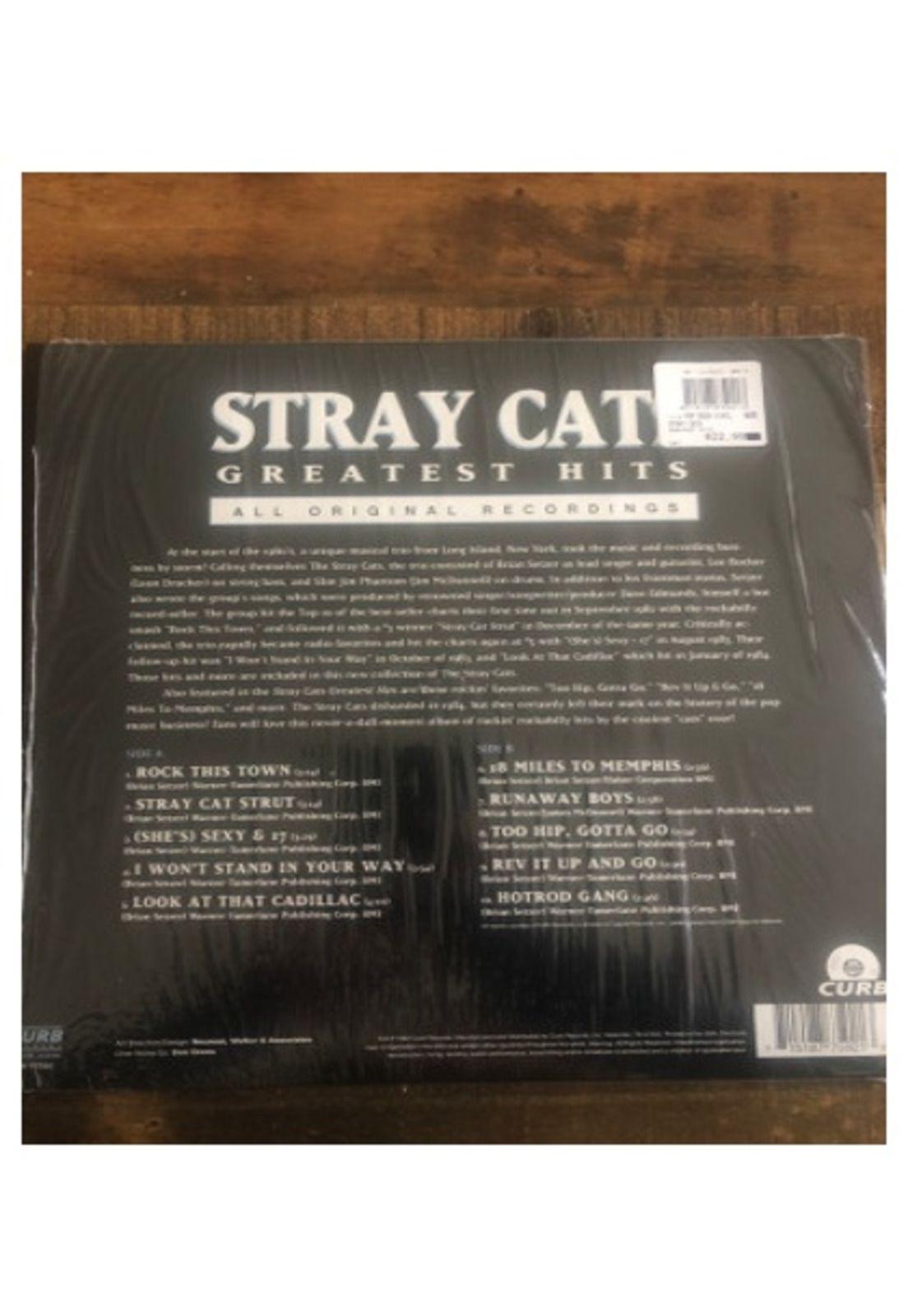 STRAY CATS - GREATEST HITS (COKE BOTTLE CLEAR VINYL) | VINILO-3