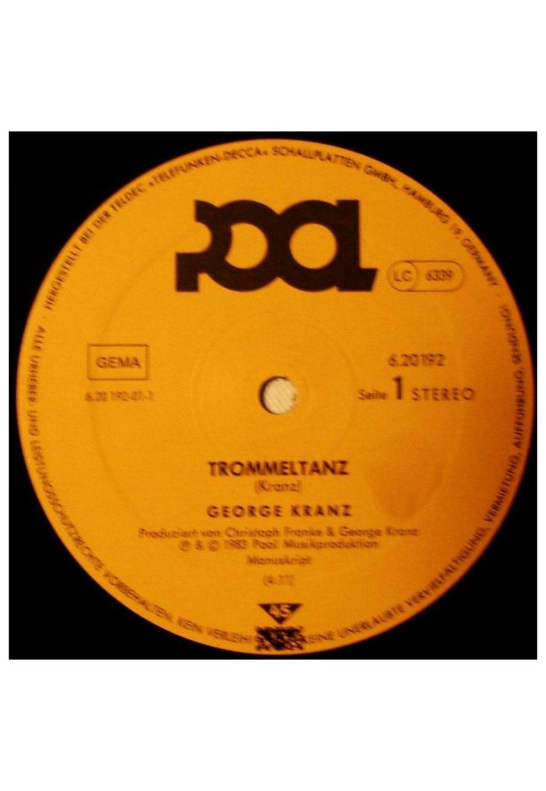 GEORGE KRANZ - TROMMELTANZ | 12" MAXI SINGLE USADO-2