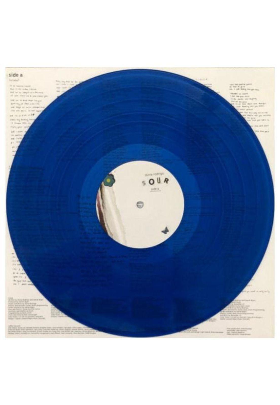 OLIVIA RODRIGO - SOUR (ALTERNATIVE ARTWORK+POSTER)(BLUE VINYL) | VINILO-4