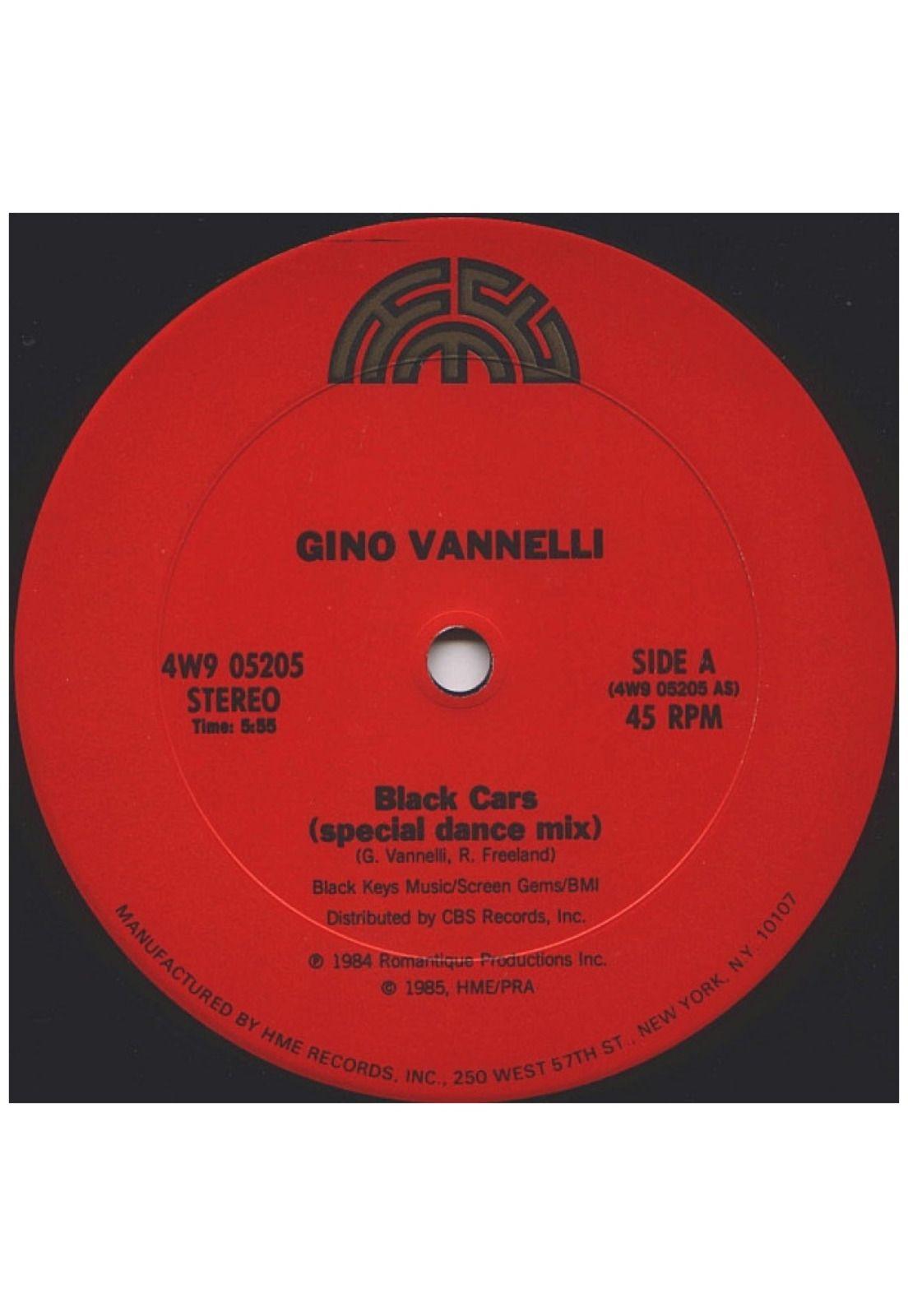 GINO VANNELLI - BLACK CARS | 12" MAXI SINGLE VINILO USADO-2