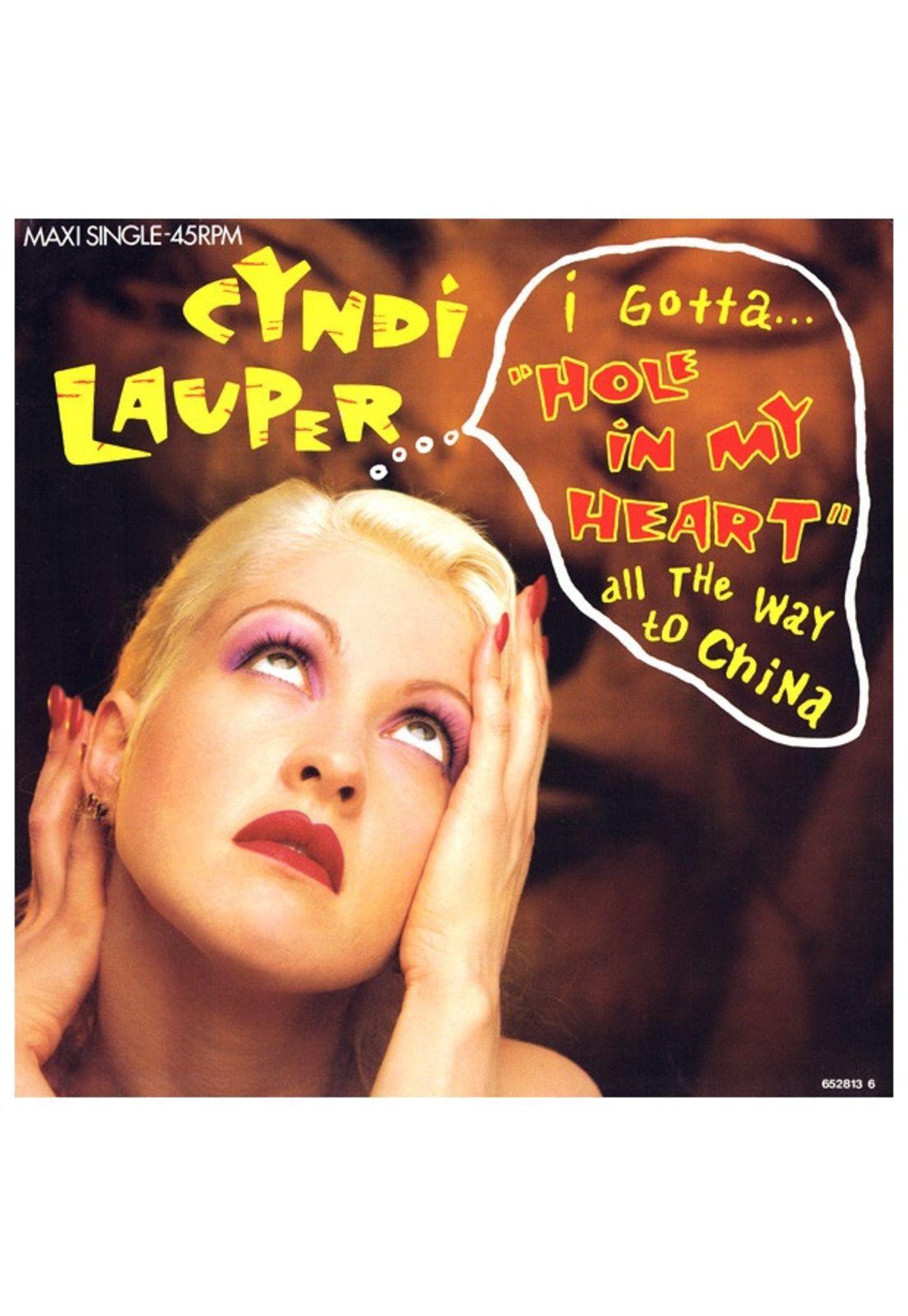 CYNDI LAUPER - HOLE IN MY HEART (ALL THE WAY TO CHINA) | 12" MAXI SINGLE VINILO USADO-0