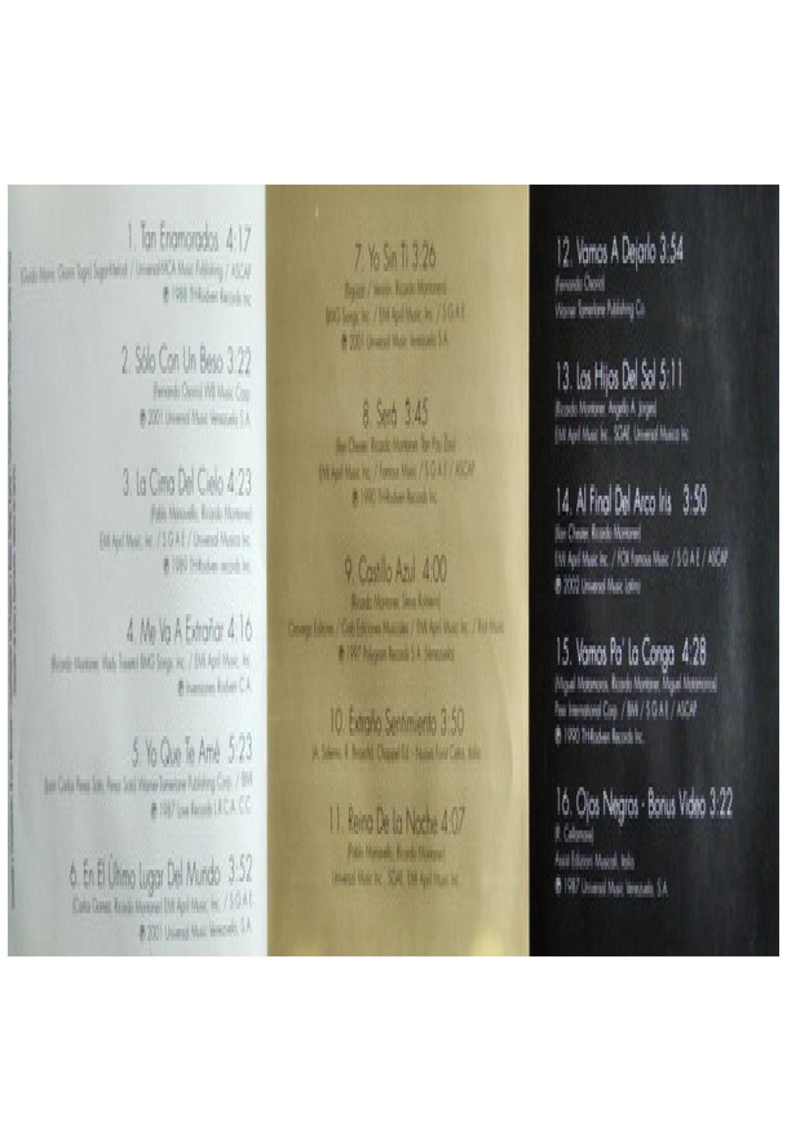 RICARDO MONTANER - EXITOS ETERNOS | CD-1