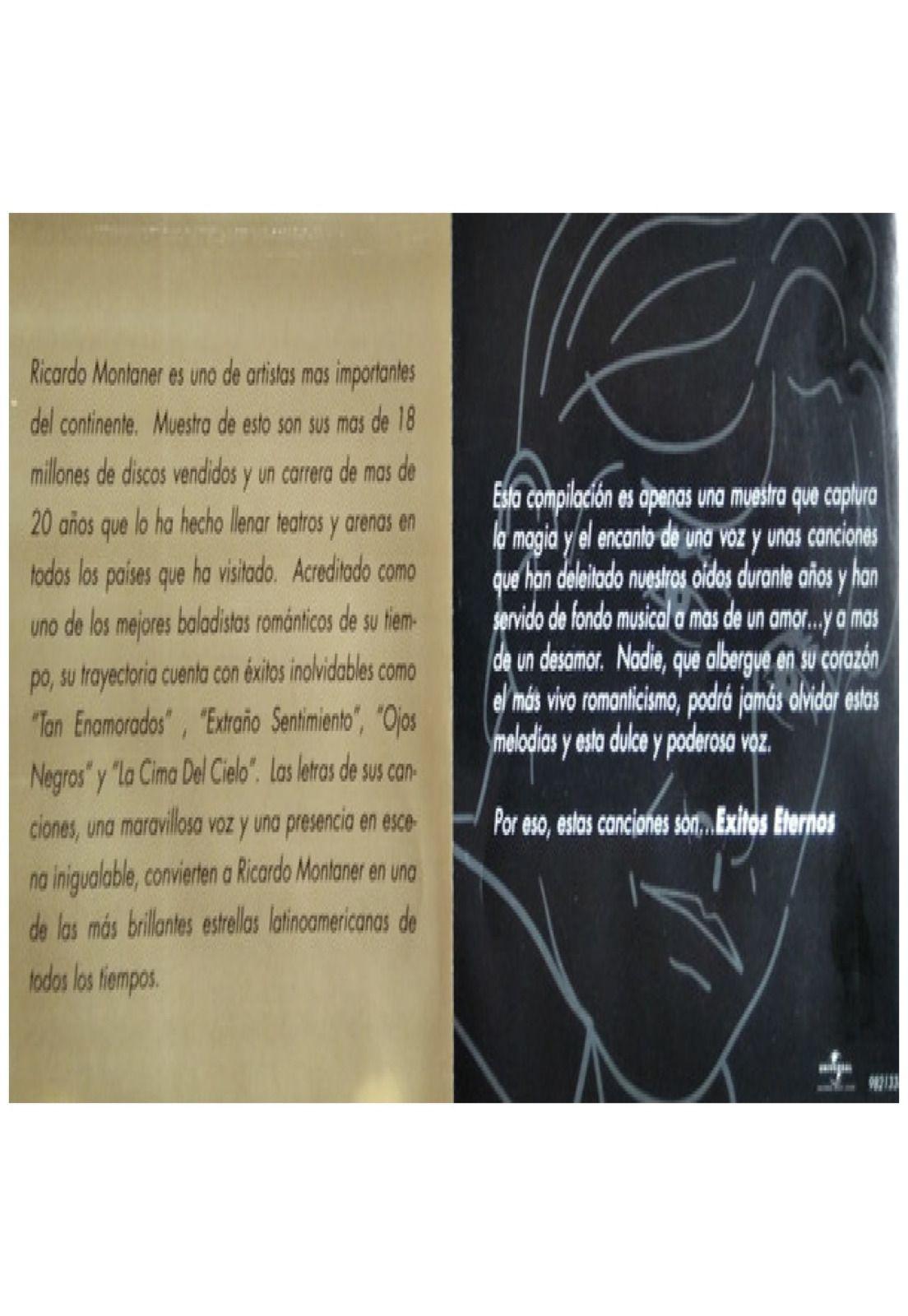 RICARDO MONTANER - EXITOS ETERNOS | CD-2