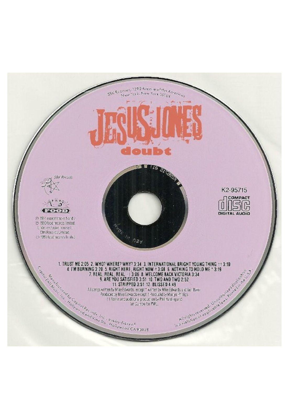 JESUS JONES - DOUBT | CD USADO-2