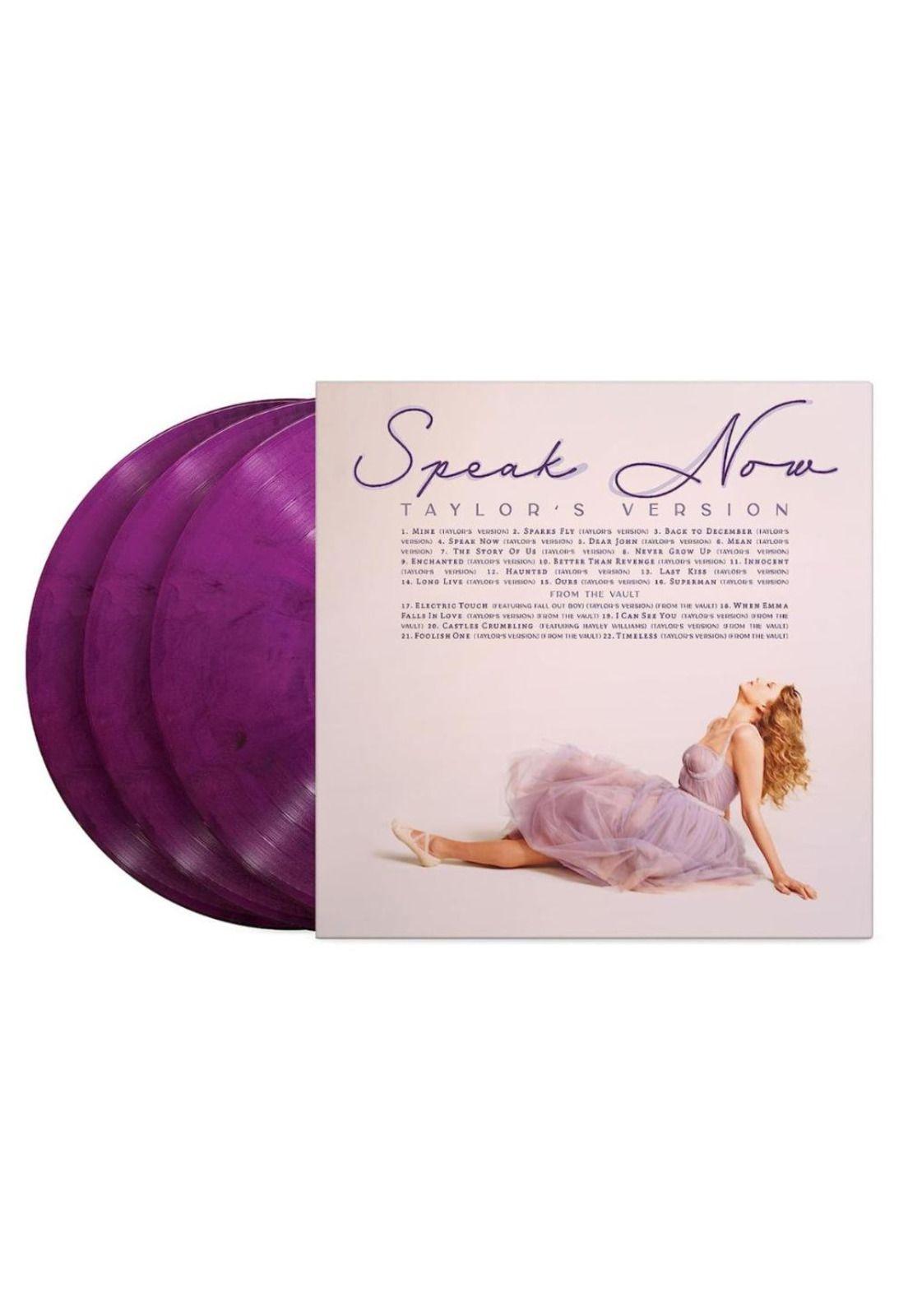 TAYLOR SWIFT - SPEAK NOW TAYLOR'S VERSION (3LP) (PURPLE VINYL) | VINILO-3