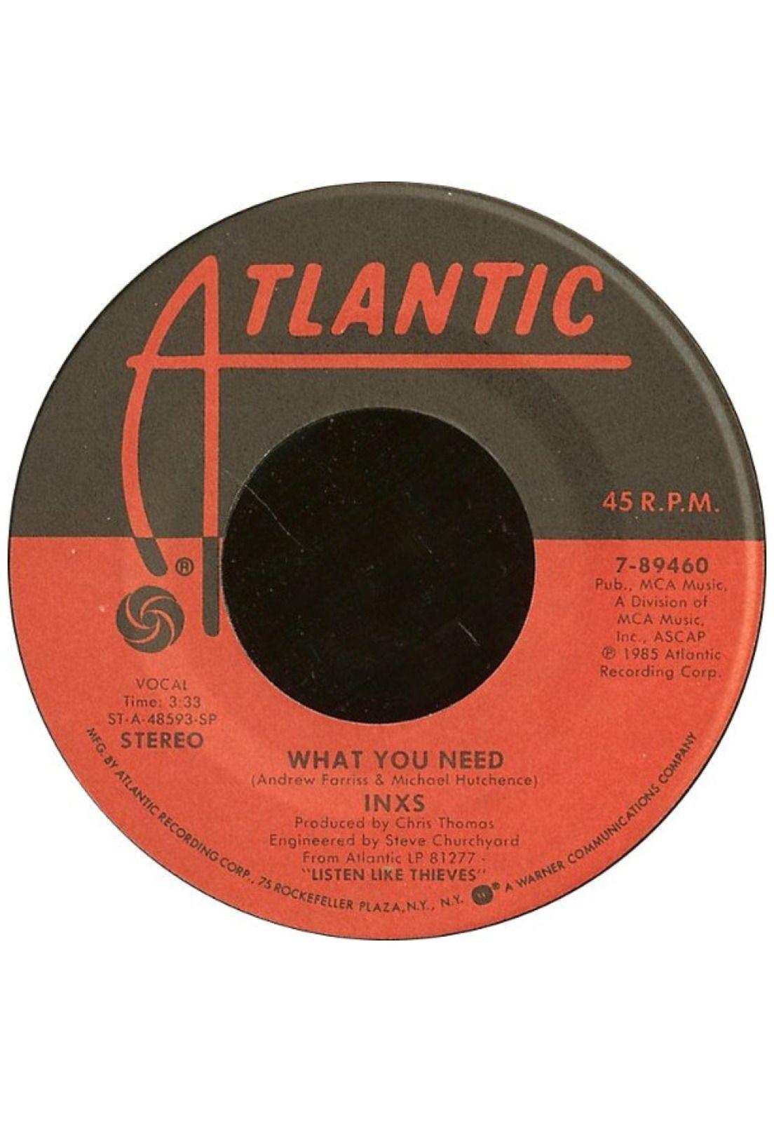 INXS - WHAT YOU NEED | 7" SINGLE USADO-2
