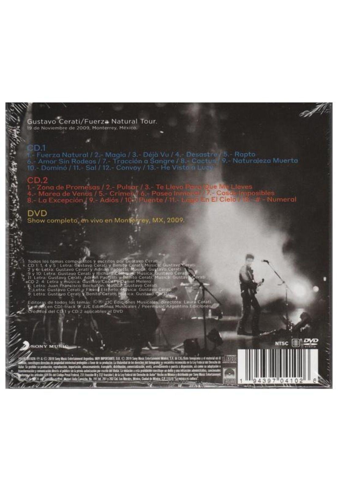 GUSTAVO CERATI - FUERZA NATURAL TOUR (2CD+DVD) | CD-1