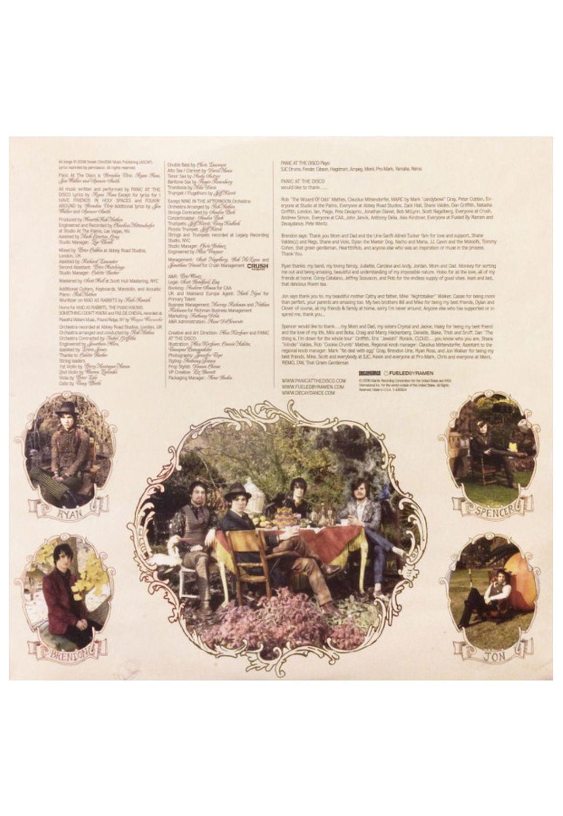 PANIC AT THE DISCO - PRETTY ODD | VINILO-3