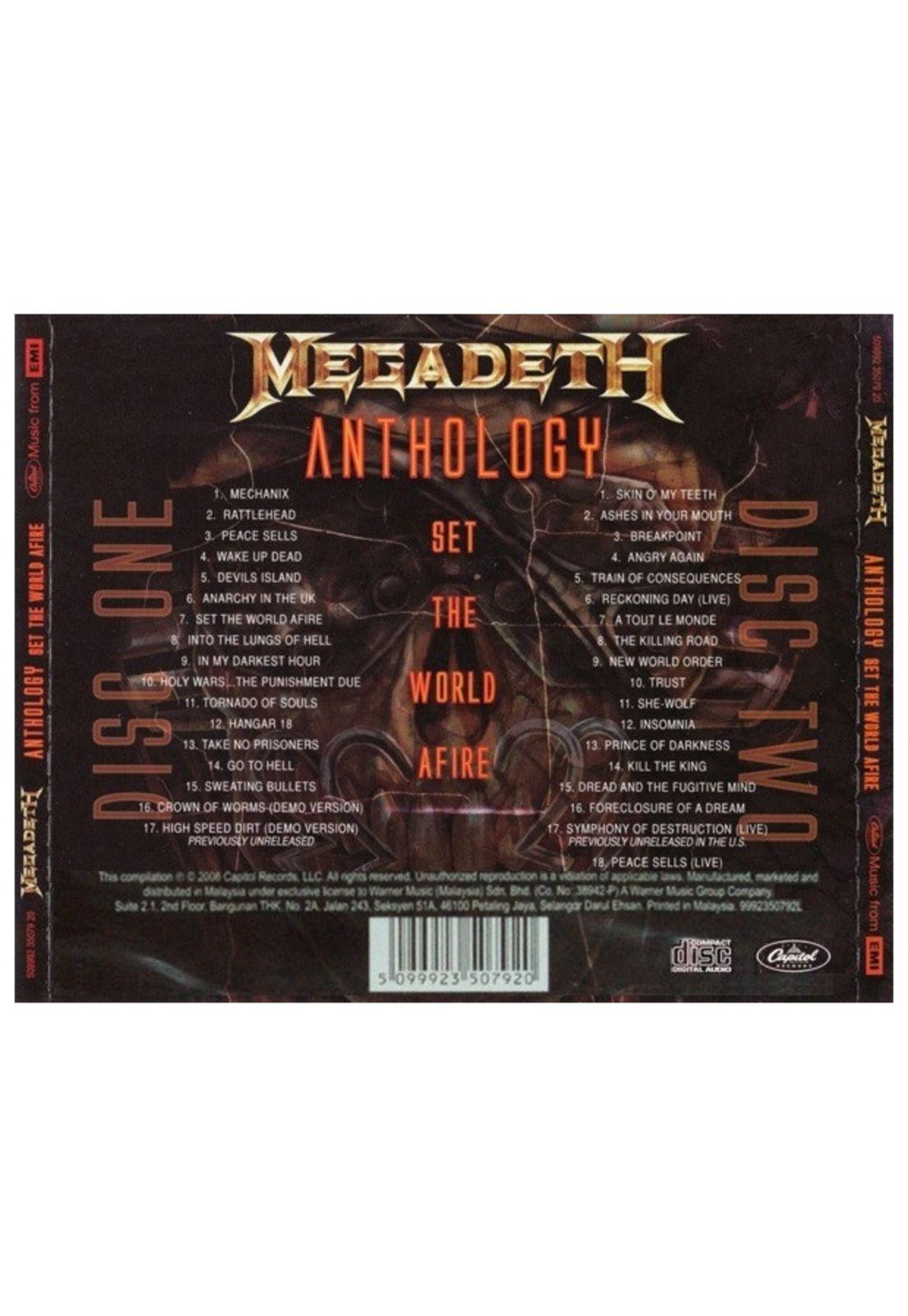 MEGADETH - SET THE WORLD AFIRE: ANTHOLOGY (2CD) | CD-1