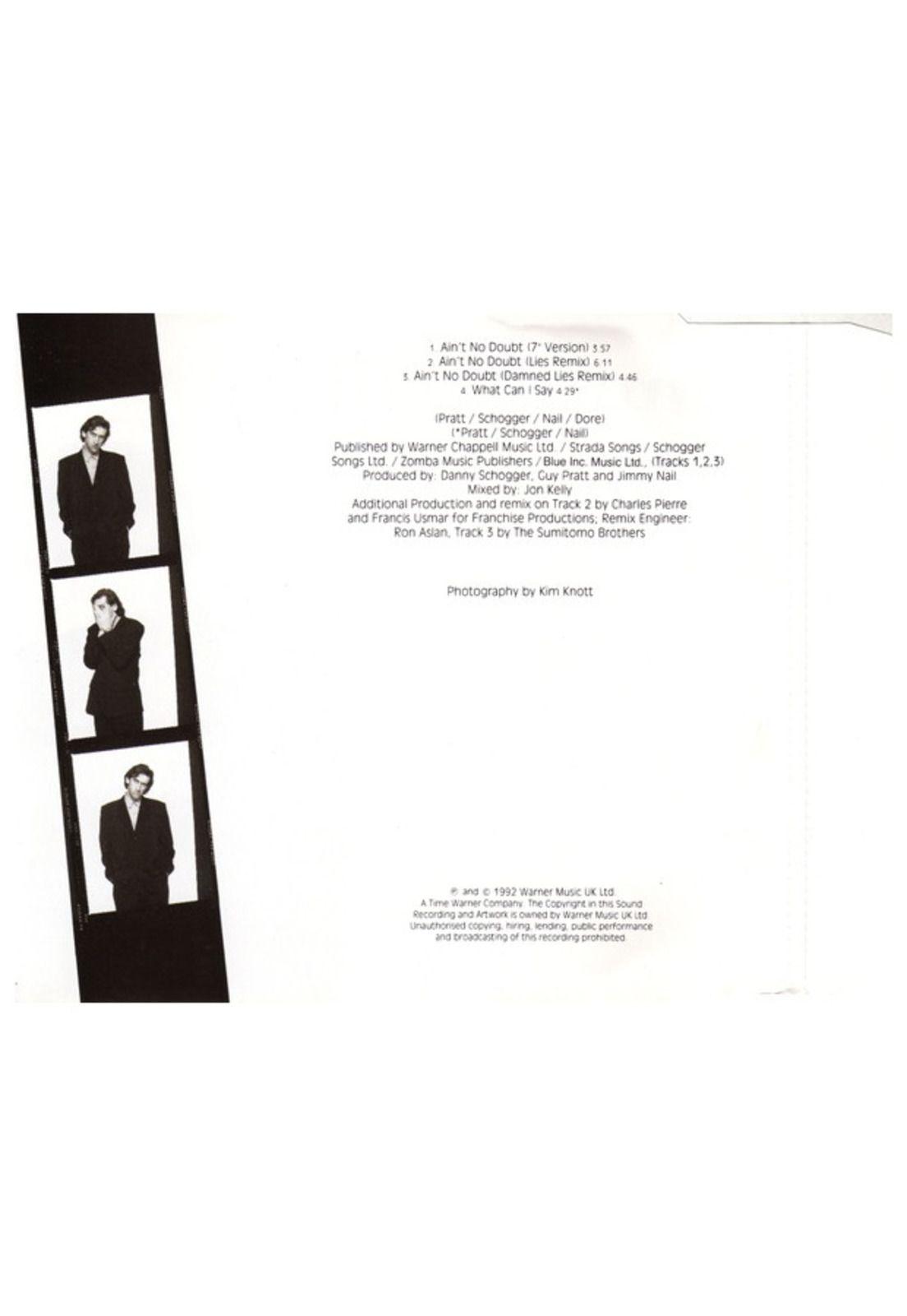JIMMY NAIL - AIN'T NO DOUBT | CD SINGLE USADO-1