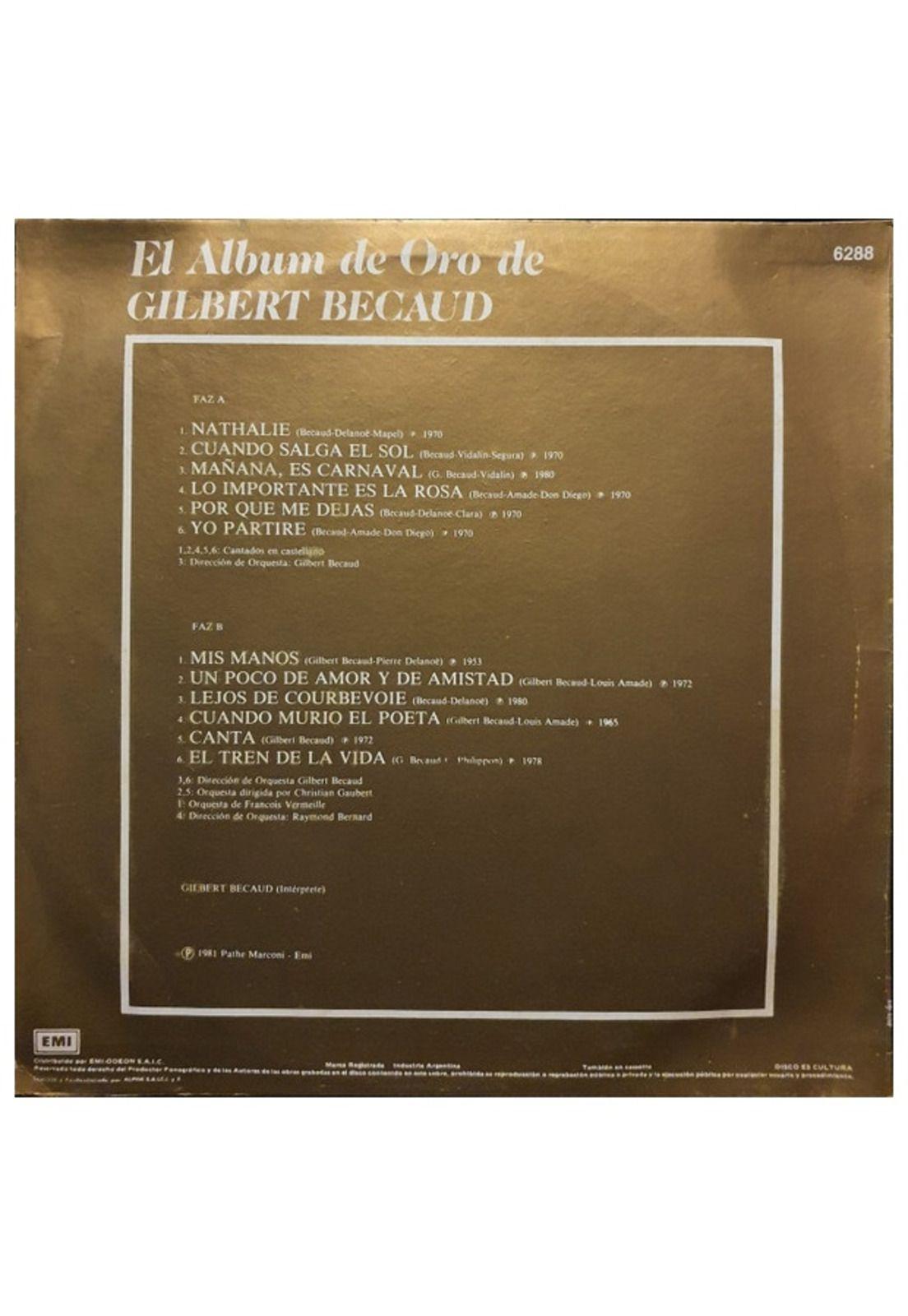 GILBERT BECAUD - EL ALBUM DE ORO | VINILO USADO-1