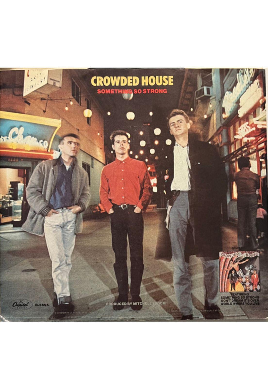 CROWDED HOUSE - SOMETHING SO STRONG | 7" SINGLE VINILO USADO-3