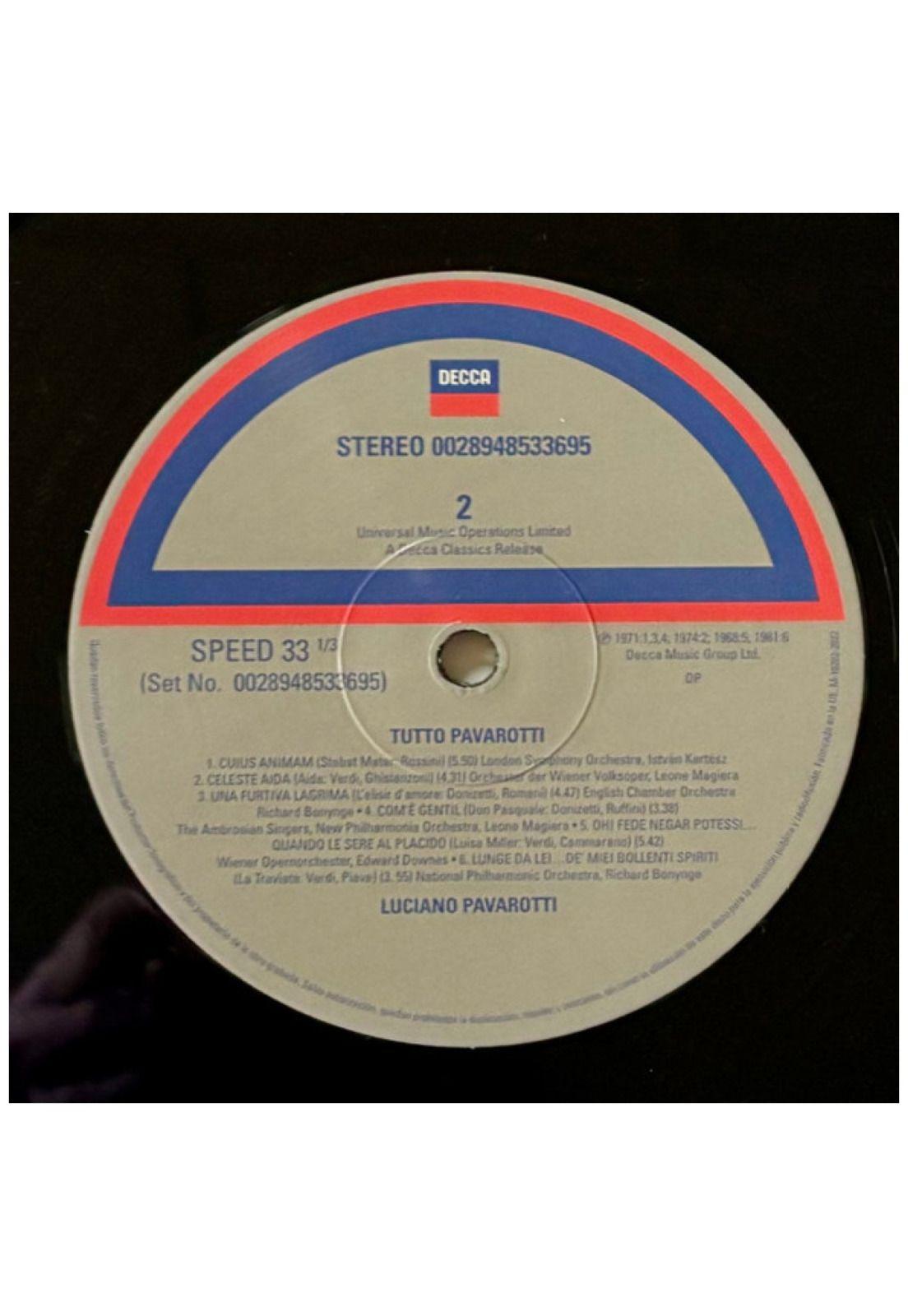 LUCIANO PAVAROTTI - TUTTO PAVAROTTI | VINILO-3