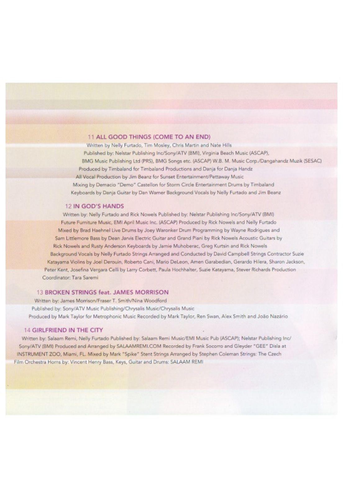 NELLY FURTADO - BEST OF | CD-9