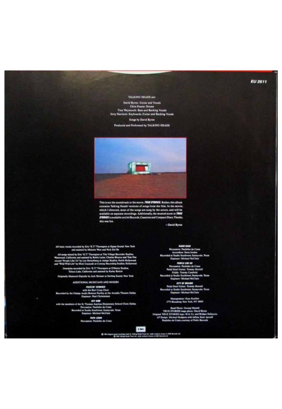 TALKING HEADS - TRUE STORIES  |  VINILO-3
