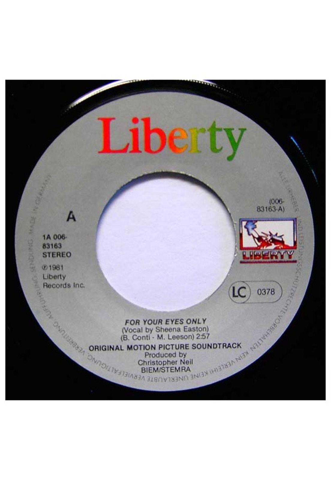 SHEENA EASTON - FOR YOUR EYES ONLY | 7" SINGLE USADO-2