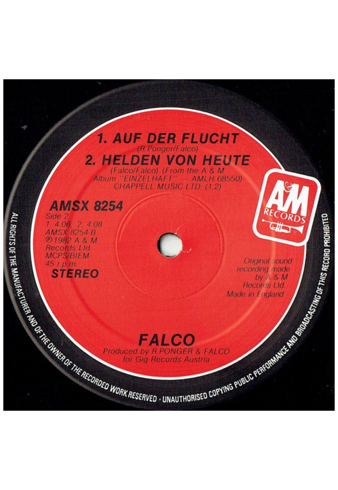FALCO - DER KOMMISSAR | 12" MAXI SINGLE VINILO USADO-3