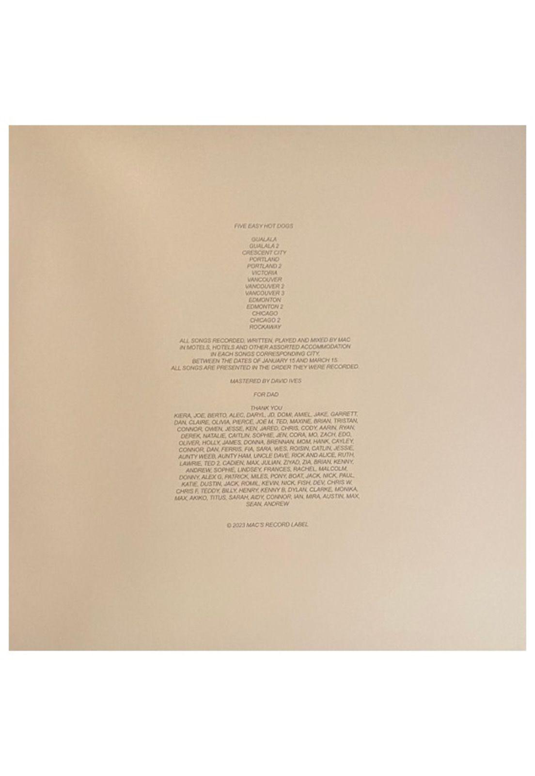 MAC DEMARCO - FIVE EASY HOT DOGS | VINILO-8
