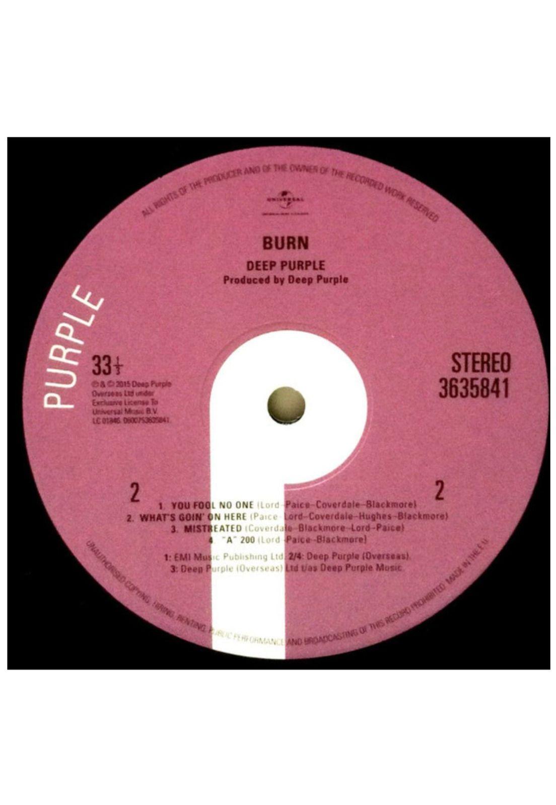 DEEP PURPLE - BURN VINILO-3