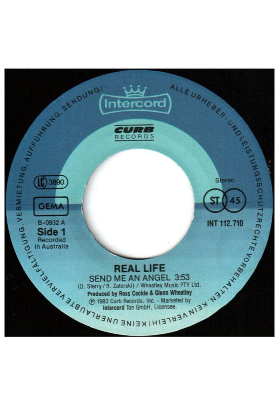 REAL LIFE - SEND ME AN ANGEL | 7" SINGLE USADO-2