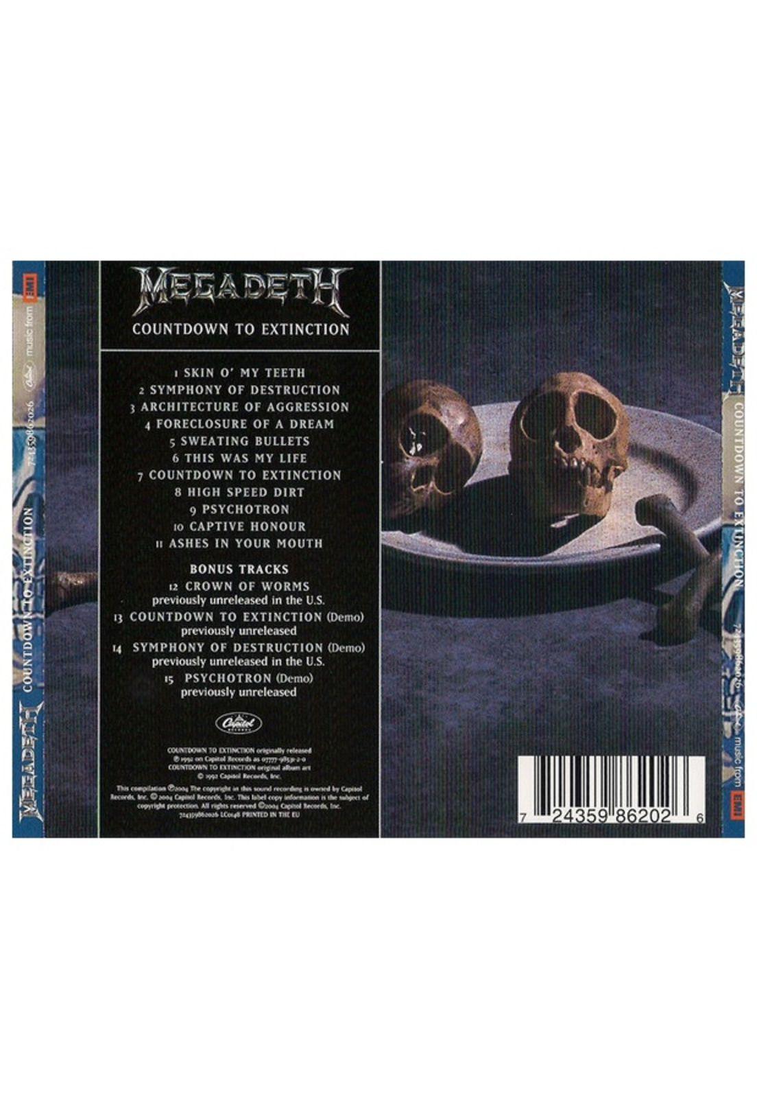 MEGADETH - COUNTDOWN TO | CD-1