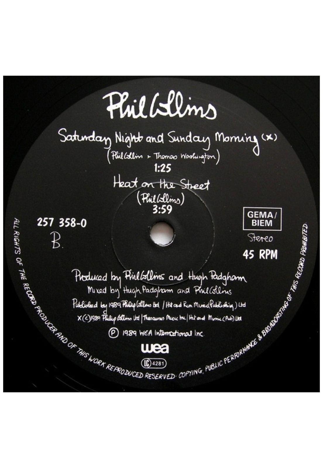 PHIL COLLINS - ANOTHER DAY IN PARADISE | 12" MAXI SINGLE VINILO USADO-3
