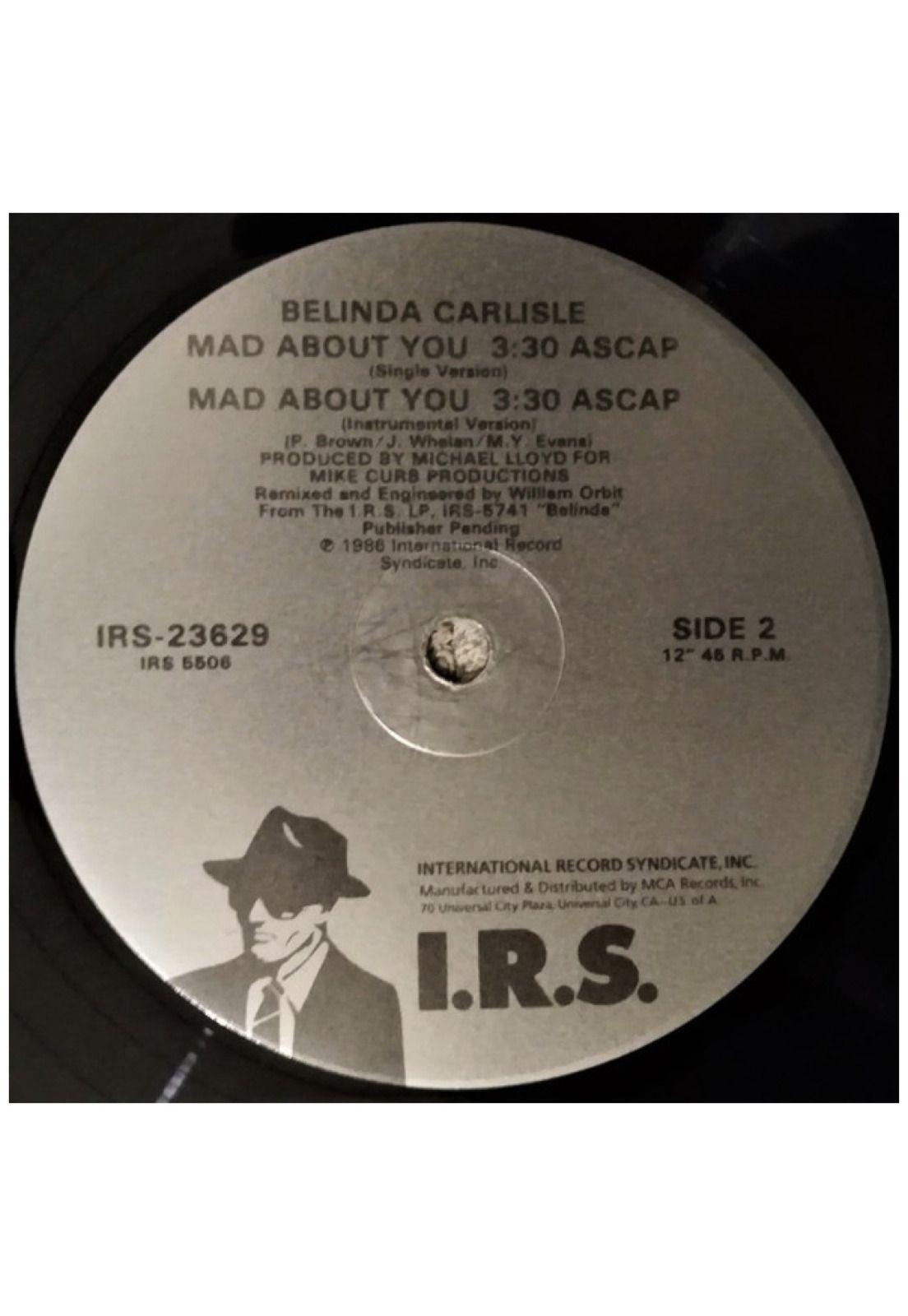 BELINDA CARLISLE - MAD ABOUT YOU | 12" MAXI SINGLE VINILO USADO-3
