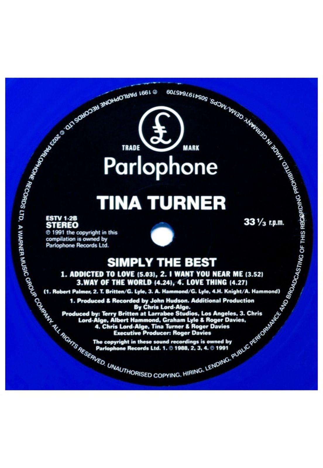 TINA TURNER - SIMPLY THE BEST (BLUE VINYL) (2LP) | VINILO-4