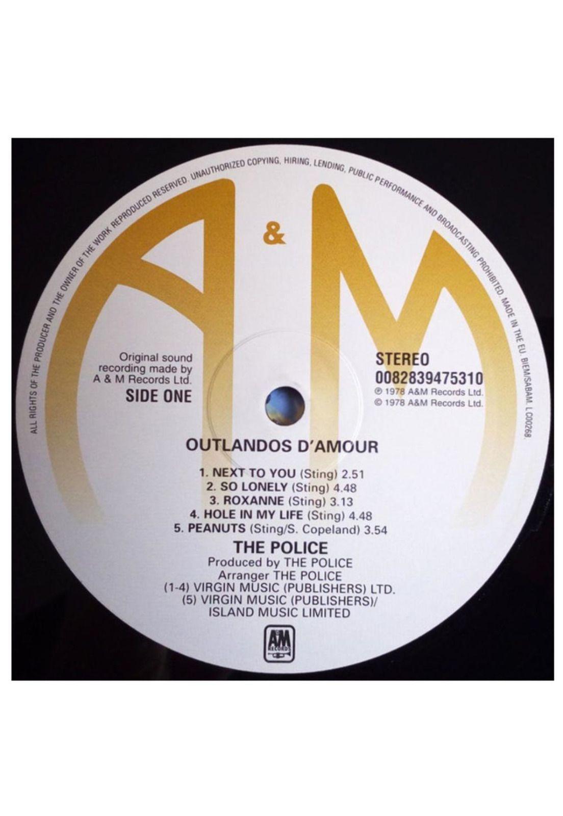 POLICE - OUTLANDOS DAMOUR | VINILO-2