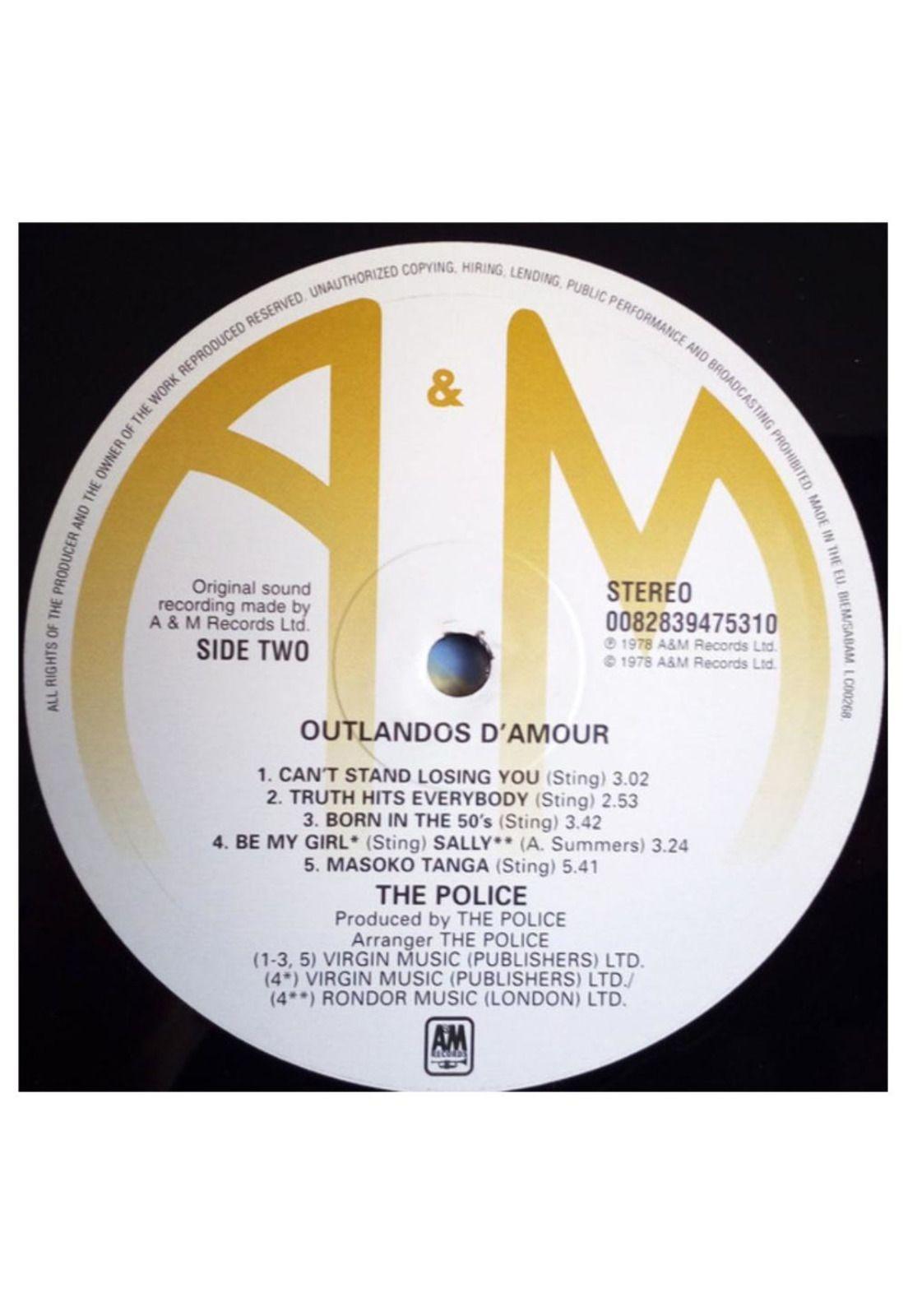 POLICE - OUTLANDOS DAMOUR | VINILO-3