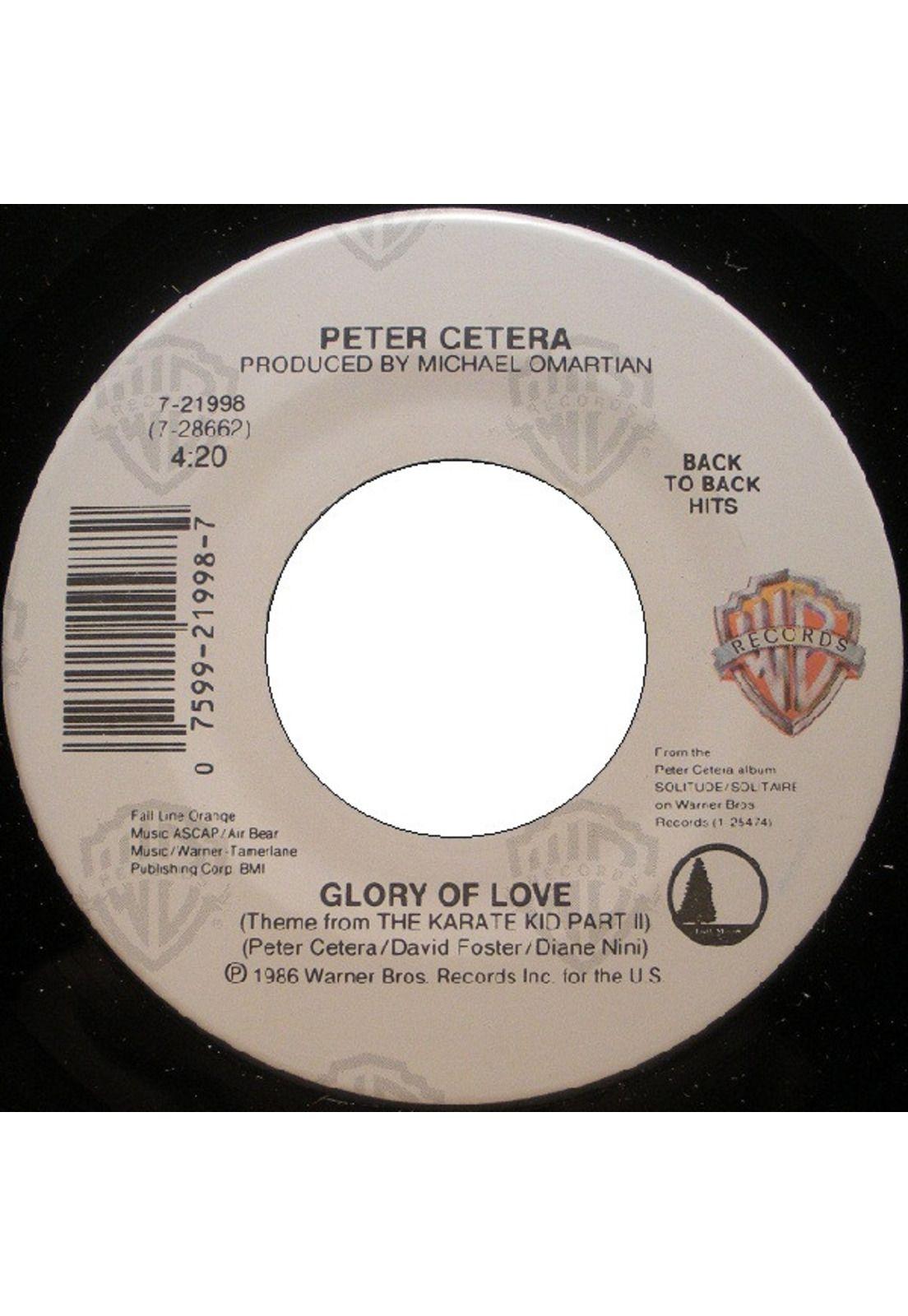 PETER CETERA  FT. AMY GRANT - THE NEXT TIME I FALL/GLORY OF LOVE | 7" SINGLE VINILO USADO-3