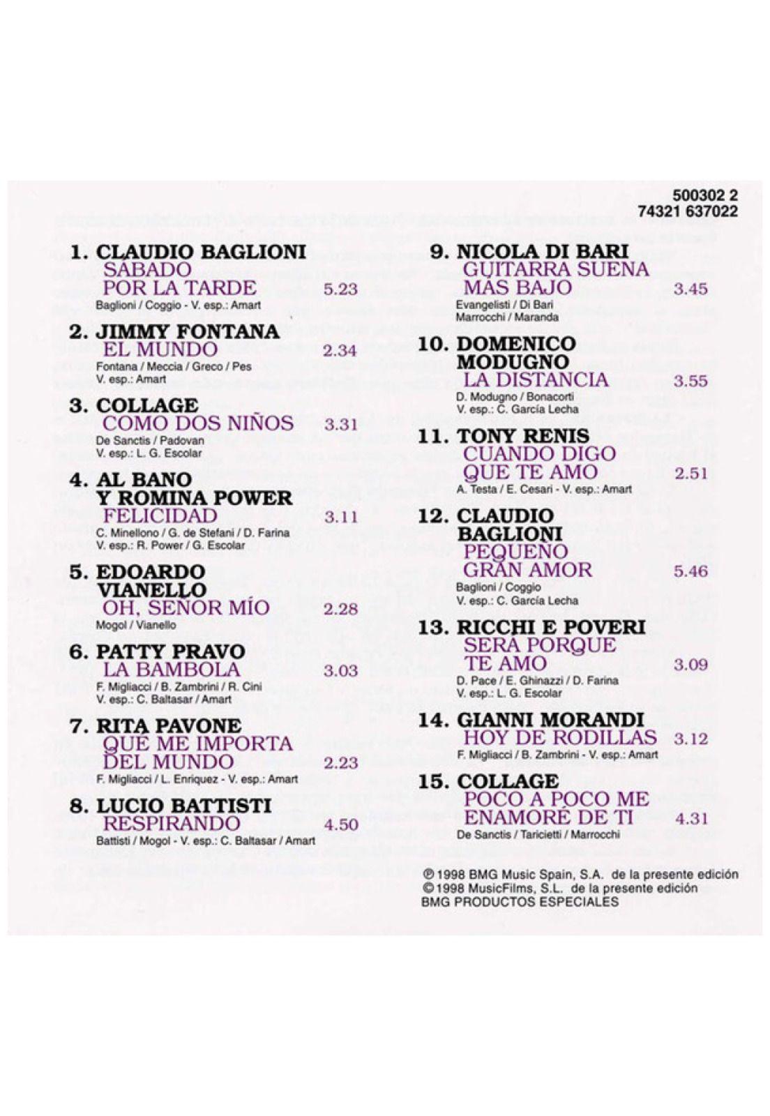 VARIOS - ITALIA NUESTRA 2 | CD USADO-2