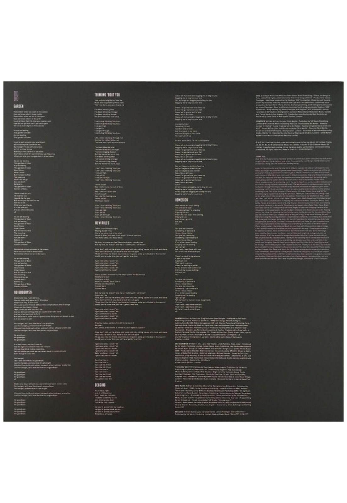 DUA LIPA - DUA LIPA (GATEFOLD) | VINILO-6