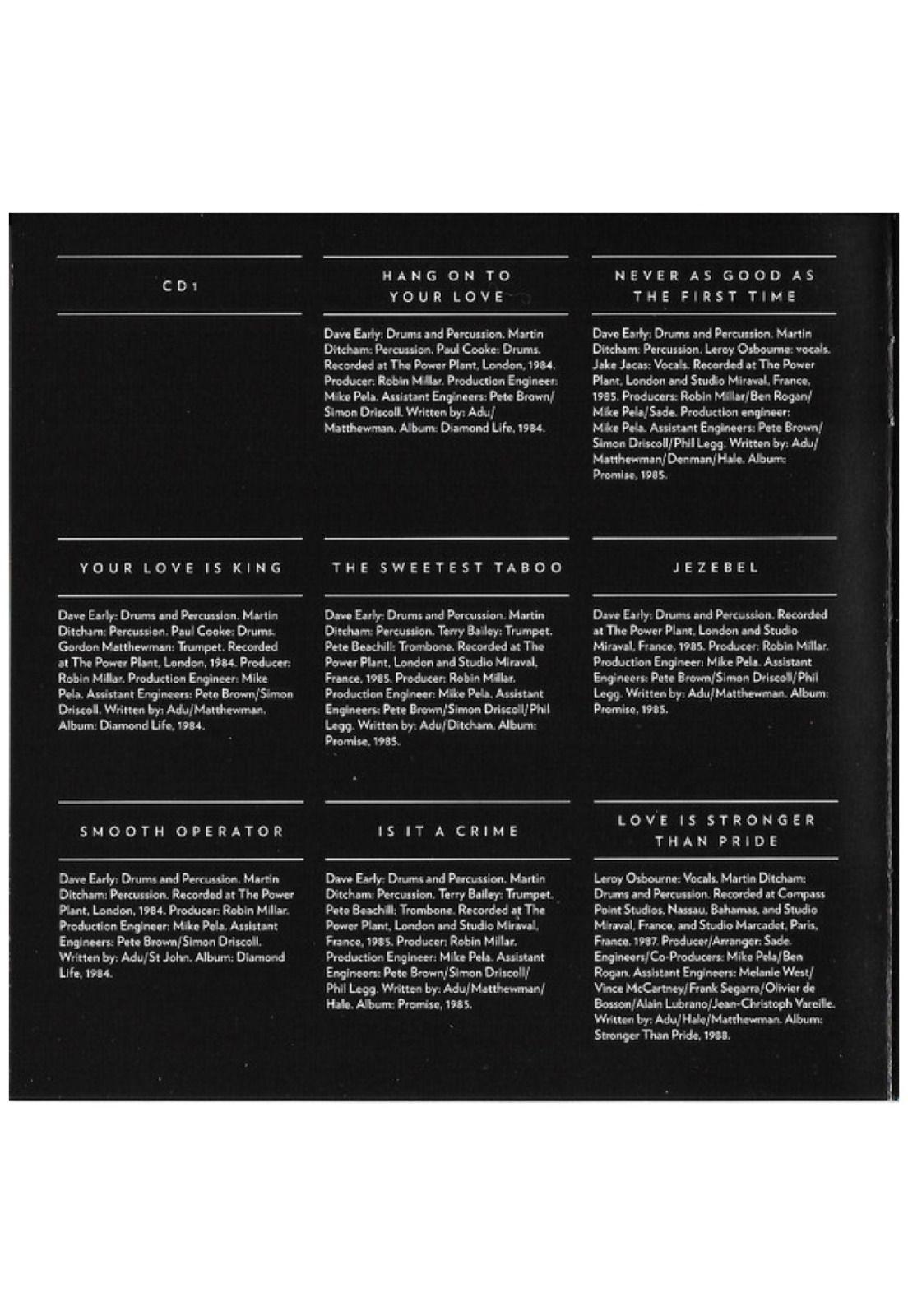 SADE - ULTIMATE COLLECTION (2CD) | CD-6