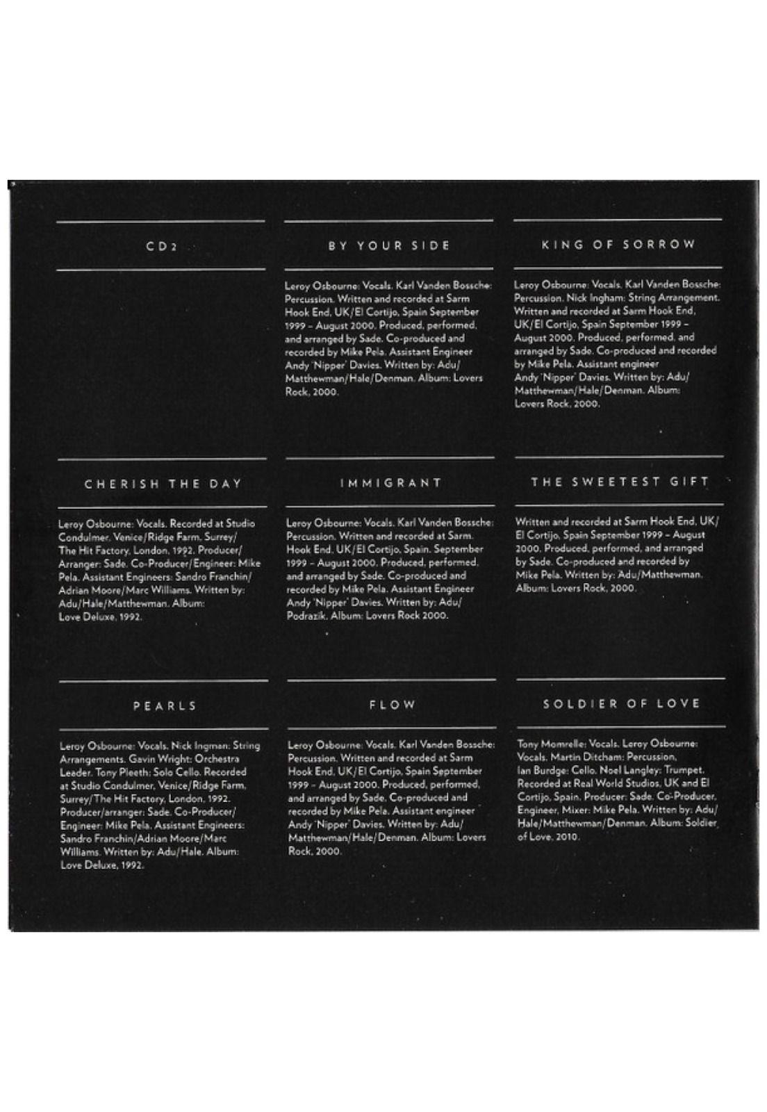 SADE - ULTIMATE COLLECTION (2CD) | CD-9