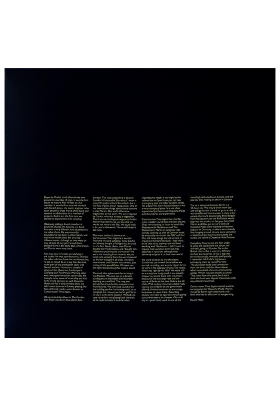 DEPECHE MODE - CONSTRUCTION TIME AGAIN | VINILO-3