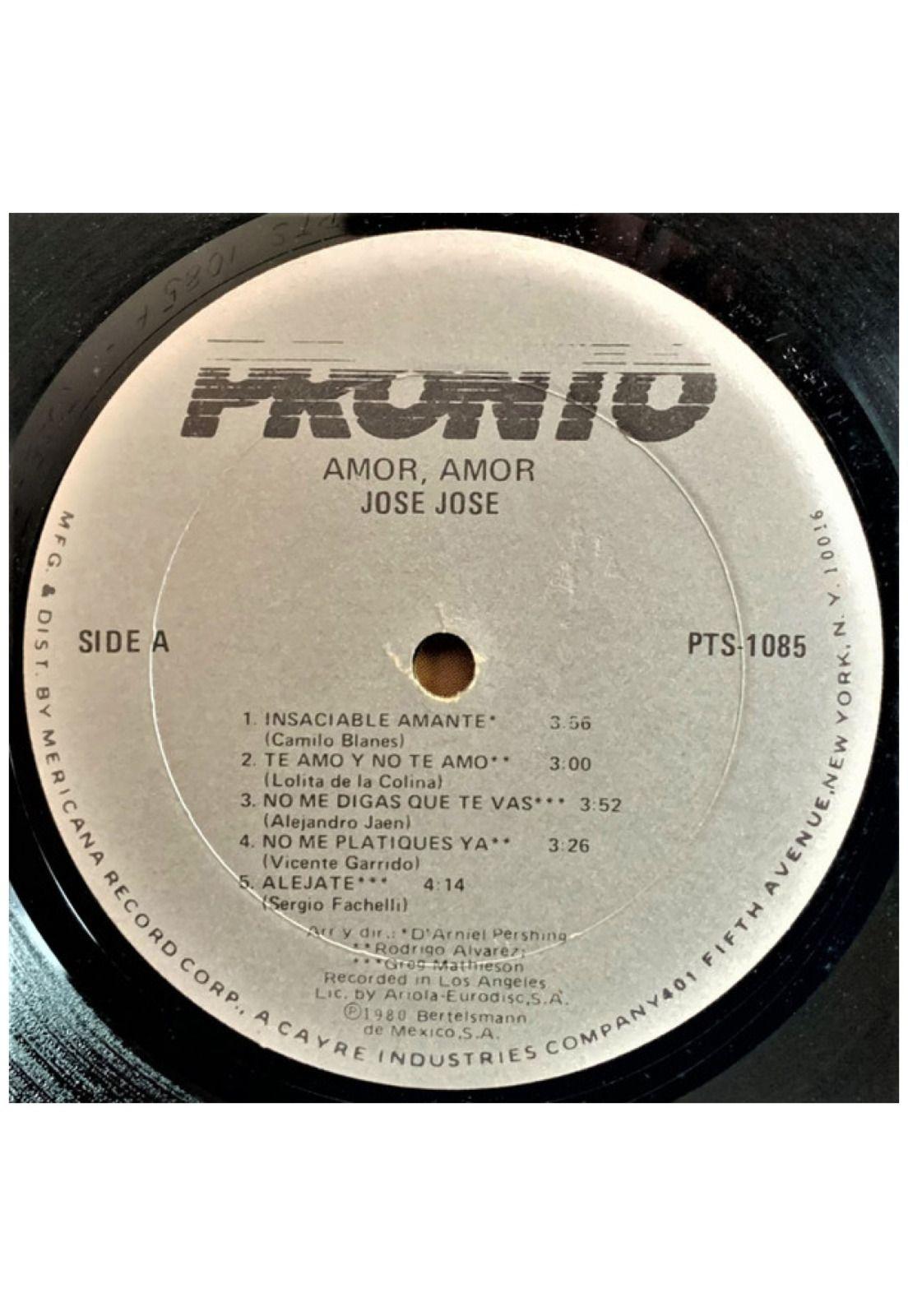 JOSE JOSE - AMOR AMOR | VINILO USADO-2
