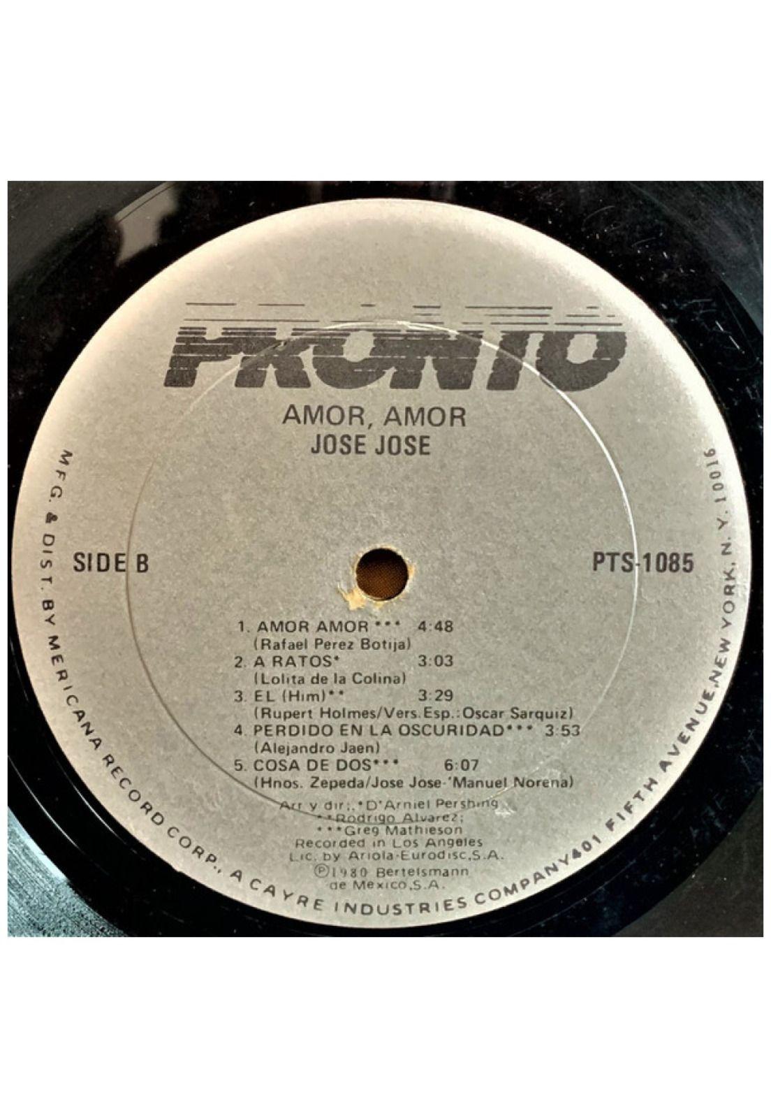 JOSE JOSE - AMOR AMOR | VINILO USADO-3