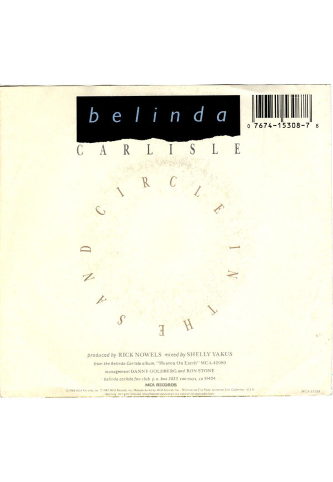 BELINDA CARLISLE - CIRCLE IN THE SAND | 7" SINGLE VINILO USADO-3