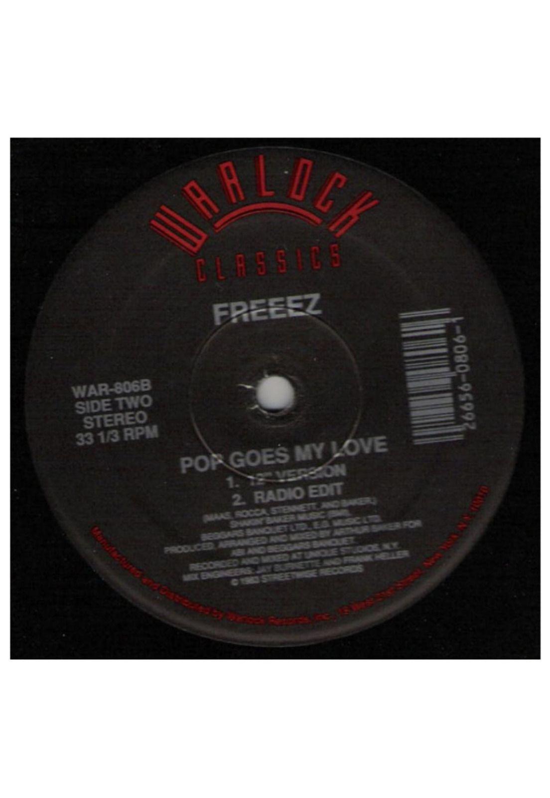FREEEZ - POP GOES MY LOVE | 12" MAXI SINGLE VINILO-1
