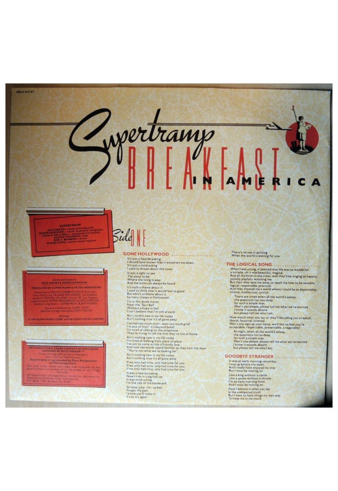 SUPERTRAMP - BREAKFAST IN AMERICA | VINILO USADO-4