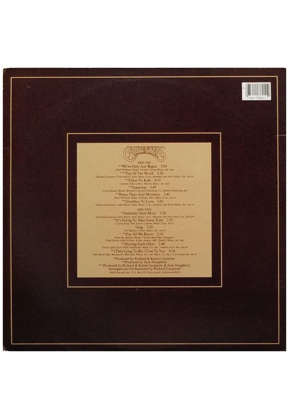 CARPENTERS - THE SINGLES 1969-1973 | VINILO USADO-3