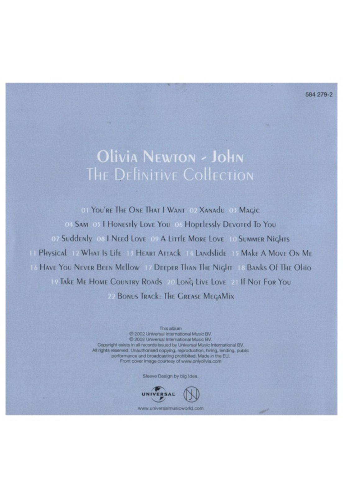 OLIVIA NEWTON-JOHN - DEFINITIVE COLLECTION | CD-2