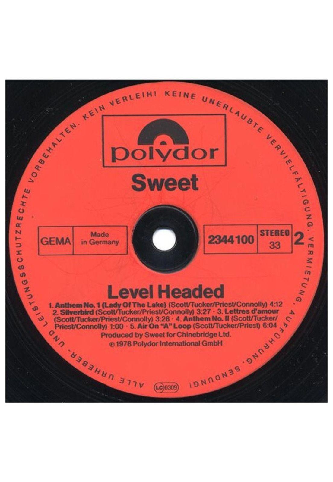 SWEET - LEVEL HEADED | VINILO USADO-4