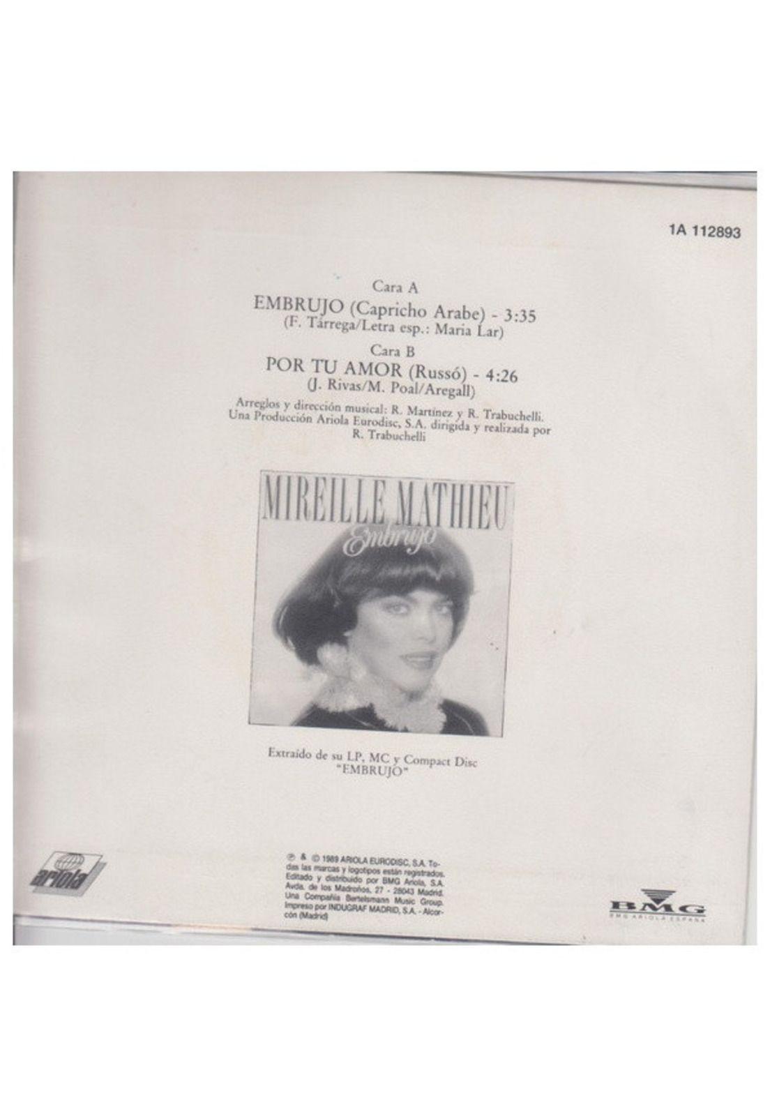 MIREILLE MATHIEU - EMBRUJO | 7" SINGLE USADO-2