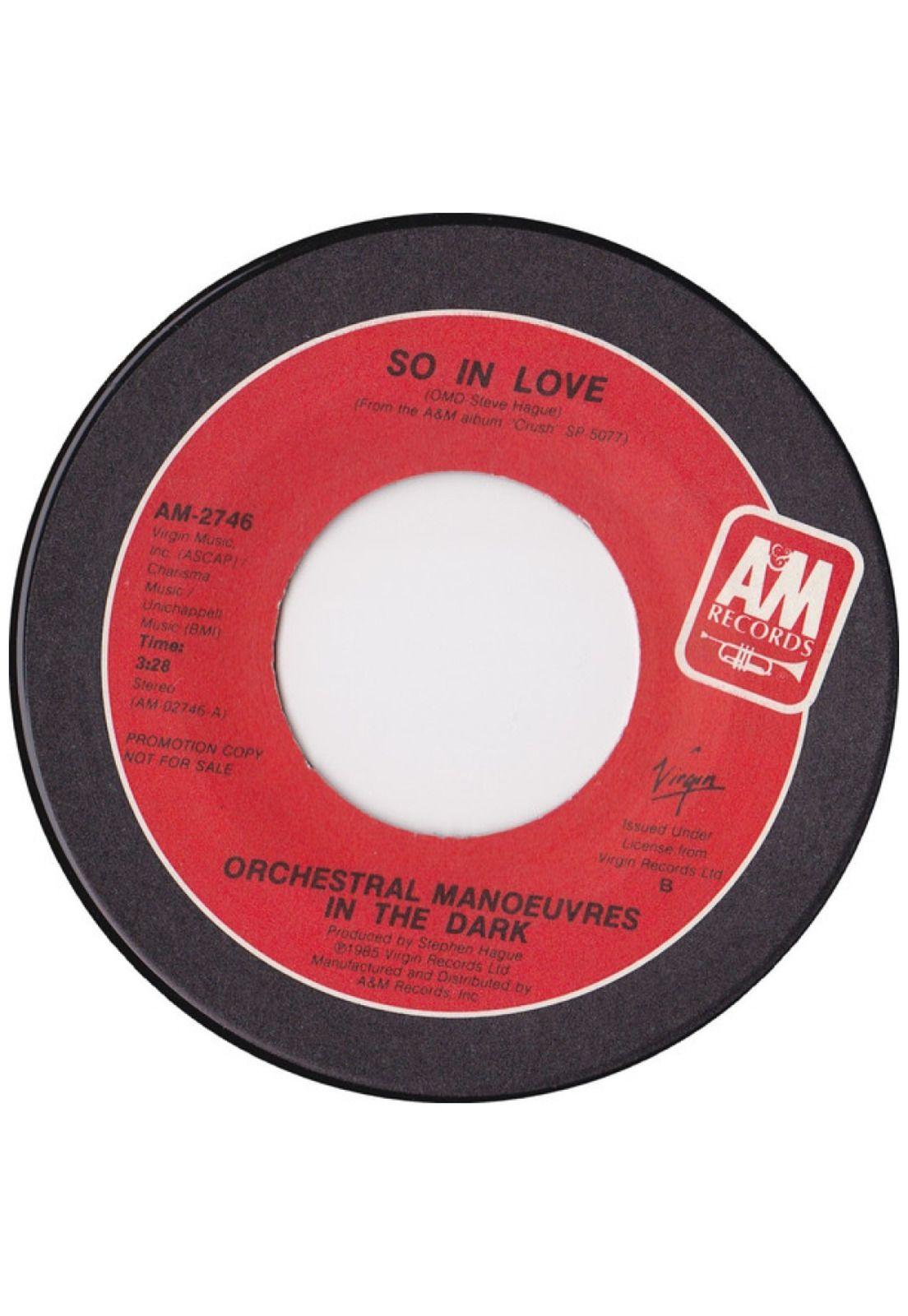 ORCHESTRAL MANOEUVRES IN THE DARK - SO IN LOVE | 7" SINGLE USADO-2